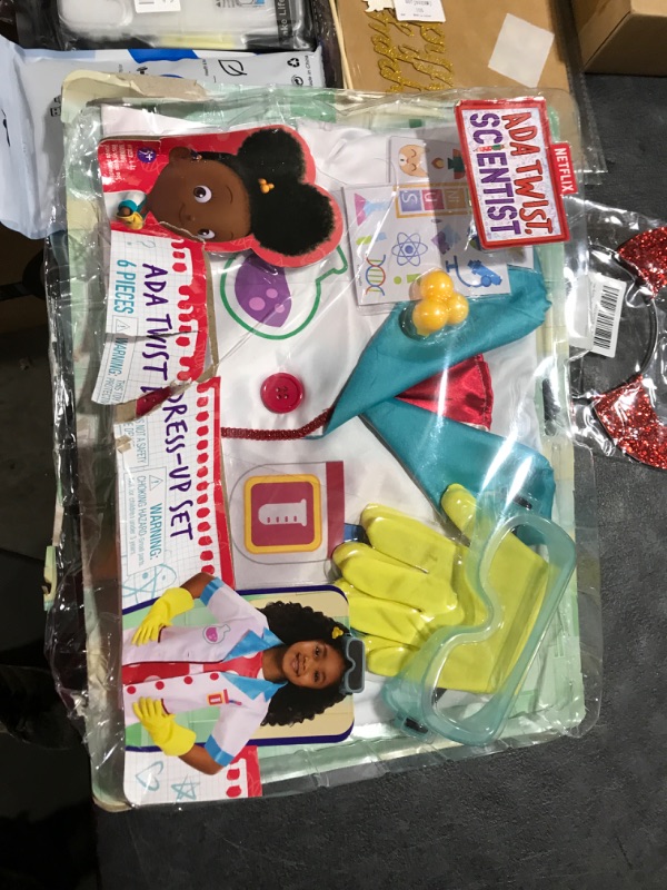 Photo 2 of Just Play Ada Twist, Scientist Dress-Up Set, Size 4-6X, Includes Experiment Card and 5 Costume Accessories, Kids Toys for Ages 3 Up, Gifts and Presents