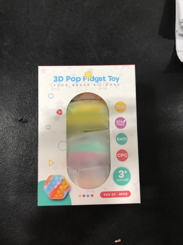 Photo 2 of 4 Pcs Popper It Pack  Anti-Anxiety Toys