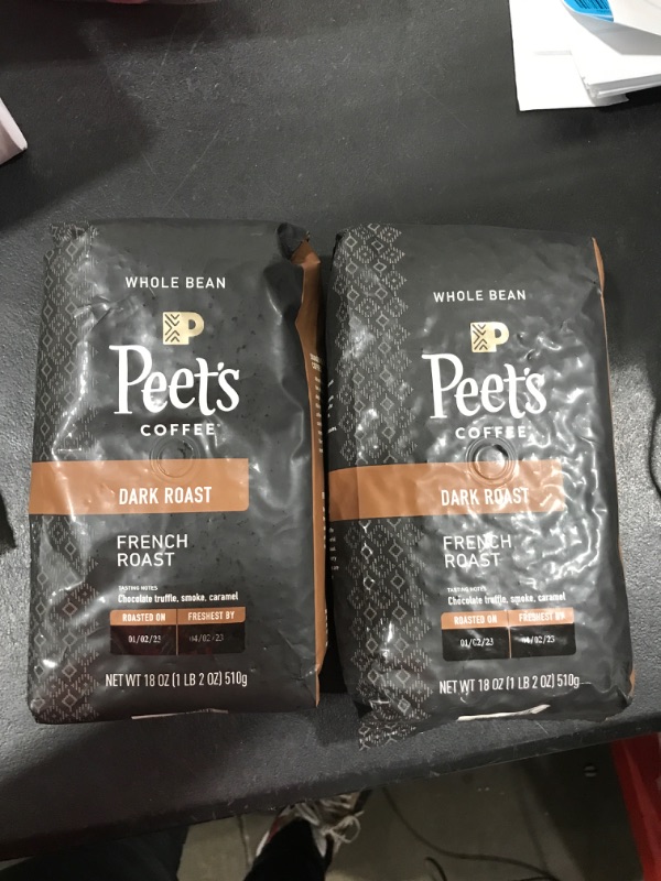 Photo 2 of 2 Peet's Coffee, Dark Roast Whole Bean Coffee - French Roast 