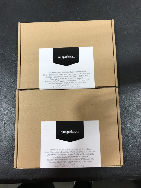 Photo 2 of 2 BOXES Amazon Basics Retractable Gel Pens 