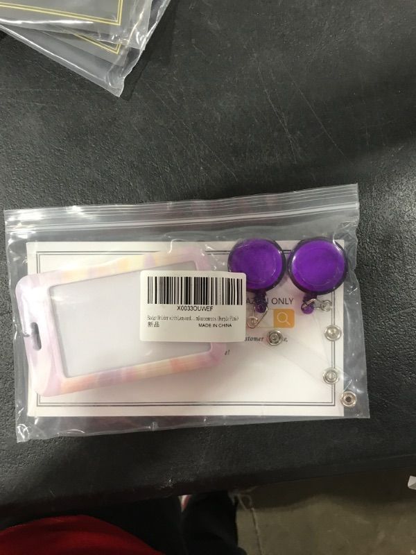 Photo 1 of 2 Pack Badge Holder with Lanyard 