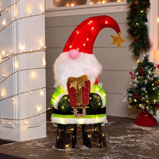 Photo 1 of 2.4ft LED Yard Light - Tinsel Gnome