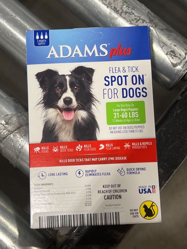 Photo 1 of Adams Plus Flea & Tick Prevention Spot On for Dogs