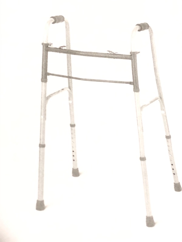 Photo 1 of 2 BUTTON FOLDING WALKER 
