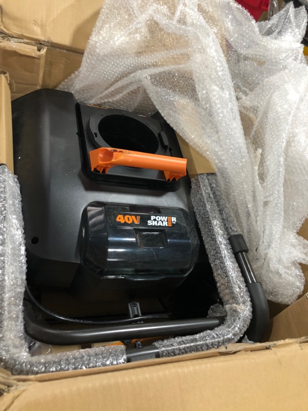 Photo 2 of Worx 40V 20" Cordless Snow Blower Power Share with Brushless Motor - WG471 (Batteries & Charger Included) and Dupont Teflon Snow and Ice Repellant, 10-Ounce