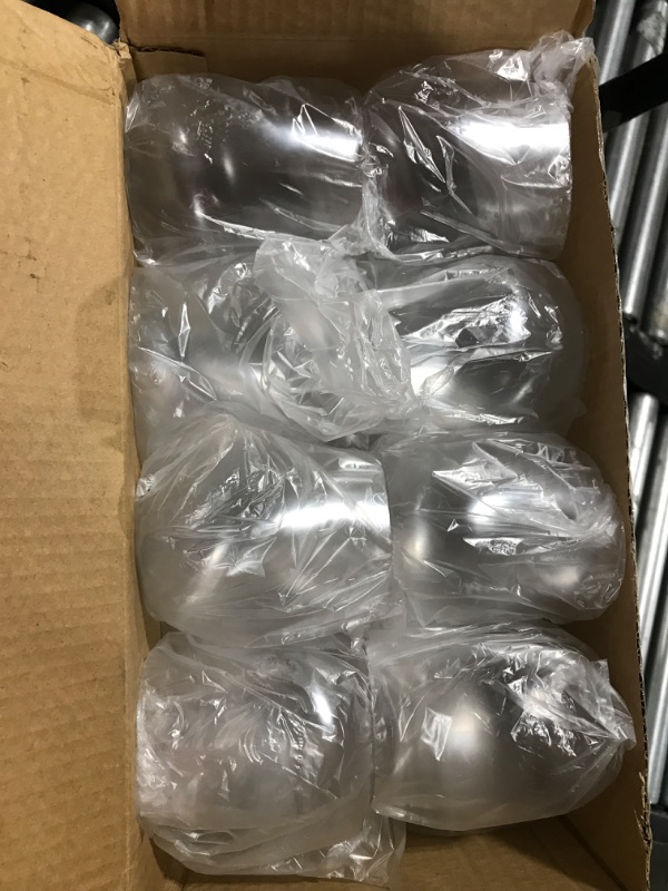Photo 1 of 48 Pack Plastic Stemless Wine Glasses Disposable 12 Oz Clear Plastic Wine Cups Shatterproof Recyclable and BPA-Free