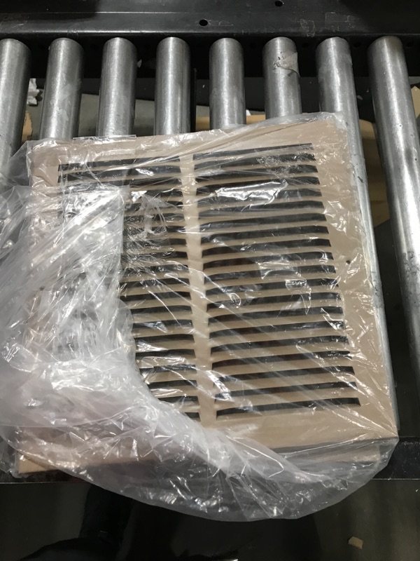 Photo 2 of 12"w X 12"h Steel Return Air Grilles - Sidewall and Ceiling - HVAC DUCT COVER - White [Outer Dimensions: 13.75"w X 13.75"h]
