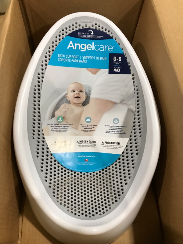 Photo 2 of Angelcare Baby Bath Support (Grey) | Ideal for Babies Less than 6 Months Old