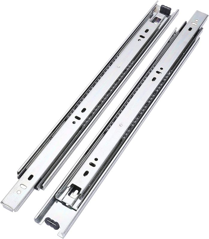 Photo 1 of  20 Inch Hardware 3-Section Full Extension Ball Bearing Side Mount Drawer Slides,100 LB Capacity Drawer Slide