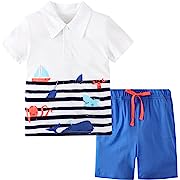 Photo 1 of BIBNice Toddler Boy Clothing Kids Short Sleeve Clothes Outfits Sum…
4T