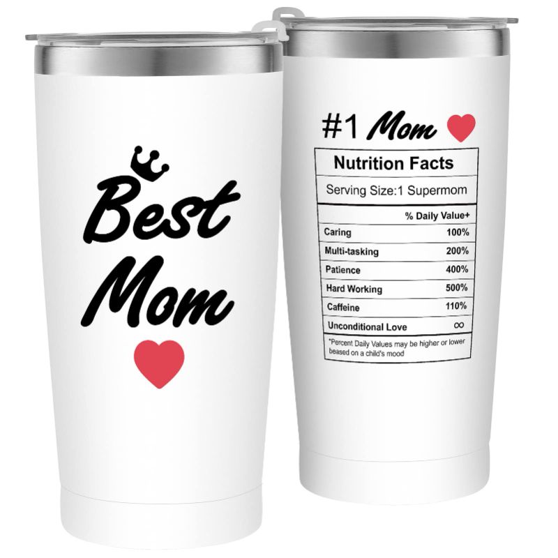 Photo 1 of HAOYUNTE Mothers Day Gifts for Mom,Mom Tumbler,Christmas Gifts for Mom from Daughter,Cool Christmas Birthday Gifts for Mom,Gifts for Mom from Son, Presents for Mom,New Mom Gifts,Gifts for Women,20 Oz Best Mom