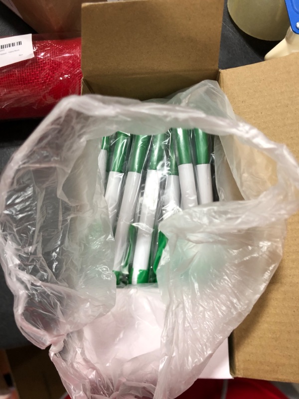 Photo 2 of Mental Health Awareness Retractable Pen Green Ribbon Liver Cancer Kidney Disease Awareness Black Ink Ballpoint Pen Bulk with Individual Packed for Charity Volunteers Activities Supplies (100 Pcs)