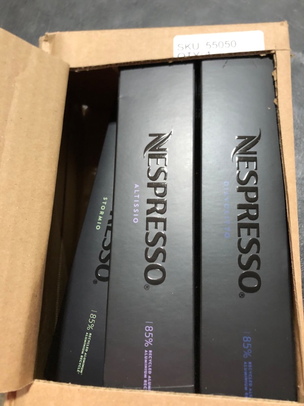 Photo 2 of Nespresso Capsules VertuoLine, Intense Variety Pack, Dark Roast Coffee, 40 Count Coffee Pods, Brews 7.77 Ounce and 1.35 Ounce Intense Variaty Pack EXP 9 / 30 / 2023 