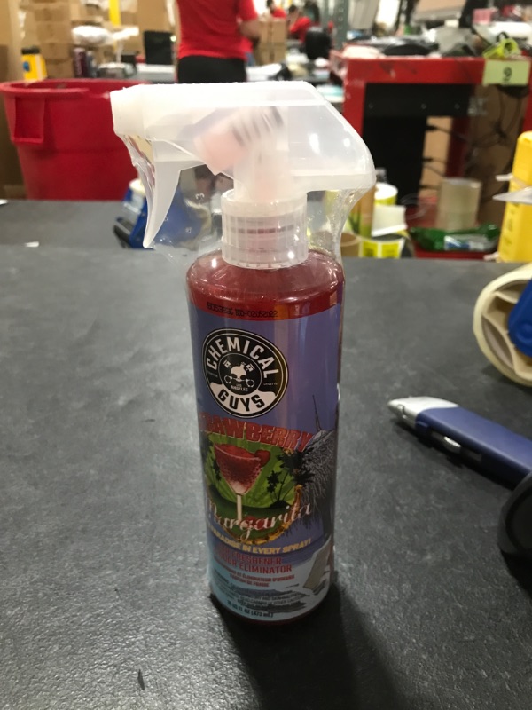 Photo 2 of Chemical Guys AIR_223_16 Strawberry Margarita Premium Air Freshener and Odor Eliminator (16 oz)