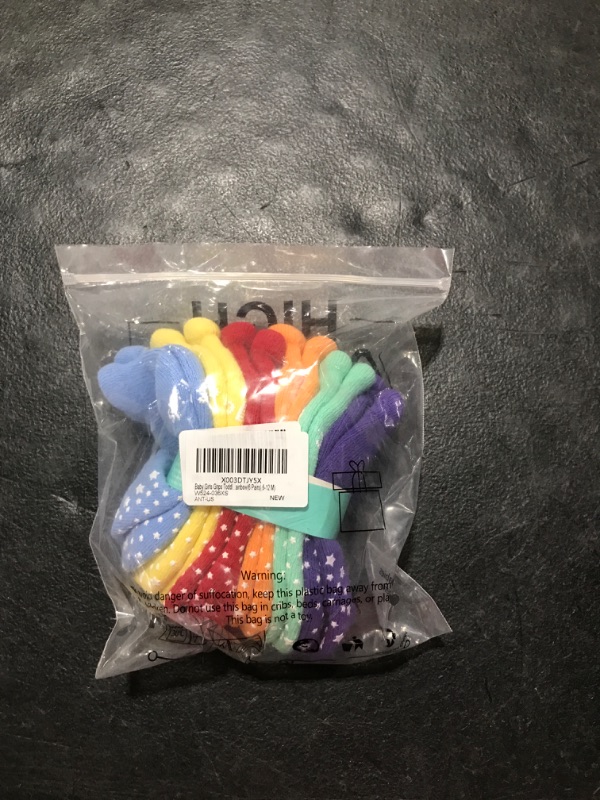 Photo 1 of baby grips toddler rainbow socks 