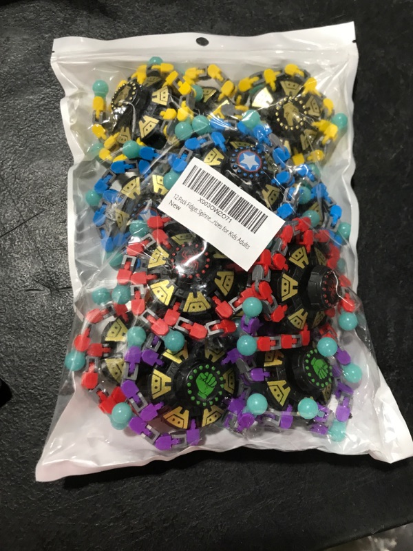 Photo 1 of 12 PACK FIDGET SPINNER 