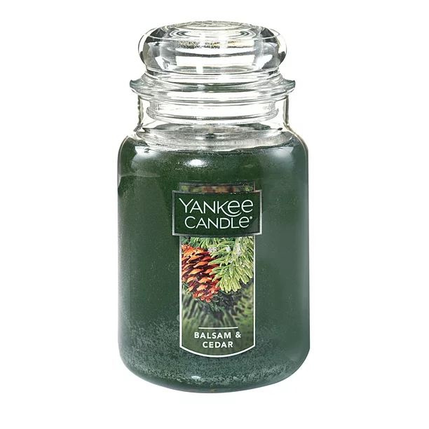 Photo 1 of *MELTED* Yankee Candle Large Jar Candle Balsam & Cedar