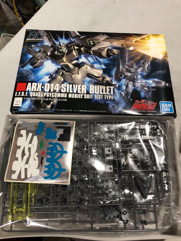 Photo 1 of Bandai " Hguc Msv Arx-014 Silver Bullet