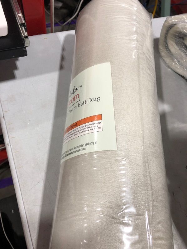 Photo 1 of Memory Foam Bath Rug Oatmeal