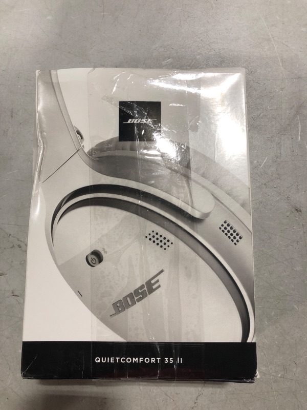 Photo 1 of Bose QuietComfort 35 II Noise Cancelling Bluetooth Headphones— Wireless, Over Ear Headphones with Built in Microphone and Alexa Voice Control, Silver