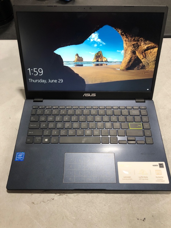 Photo 2 of 2022 ASUS VivoBook Business Laptop, , Intel Core i5-1135G7 (Beats i7-1065G7), Intel Iris Xe Graphics, 20GB RAM, 1TB SSD, Backlit Keyboard, Fingerprint, SonicMaster Audio, Win11 - Passwords Locked 
