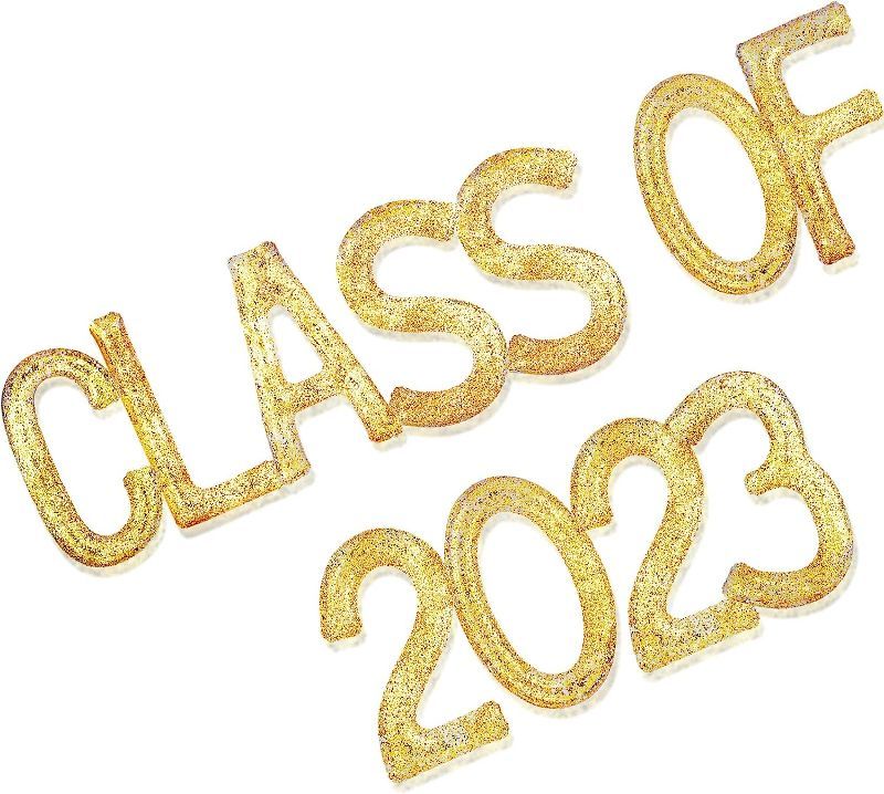 Photo 1 of 30 Inch Graduation Pool Party Decorations Pool Float Inflatable Letter Set Class of 2023 Congrats Grad Pool Float Balloon Backdrop Banner for Graduation Pool Beach Party 
