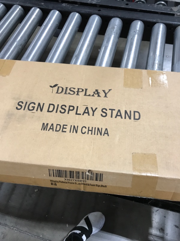 Photo 1 of YDisplay Double-Sided Poster Stand for Display Heavy Duty Adjustable Floor Sign Stand with Base up to 75inches for Board Foam,Black