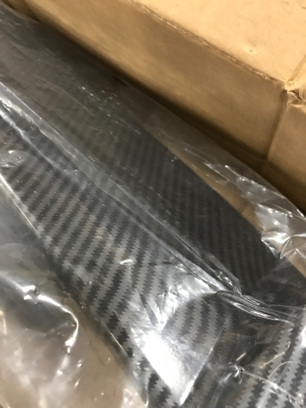 Photo 1 of Arcoche Tesla Model 3 Front Lip for Bumper Accessories Fit for Model 3 2017-2023 Front Spoiler(Glossy Carbon Fiber)