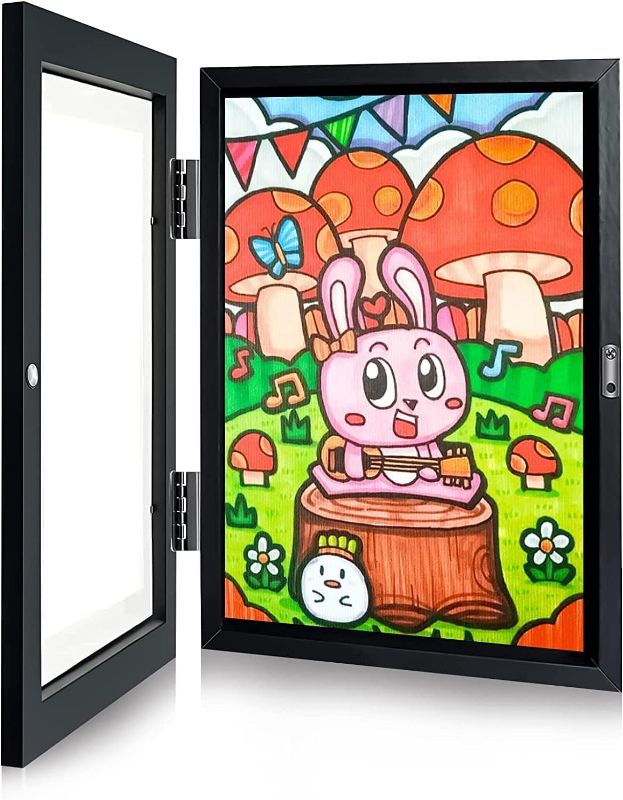 Photo 1 of 10x12.5 Kids Artwork Picture Frame in Black