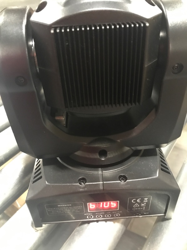 Photo 2 of LED Moving Head Light 30W DJ Lights Stage Lighting with 8 GOBO 15 Color by DMX and Sound Activated Control Spotlight for Disco Party Wedding Church Live Show KTV Club...
