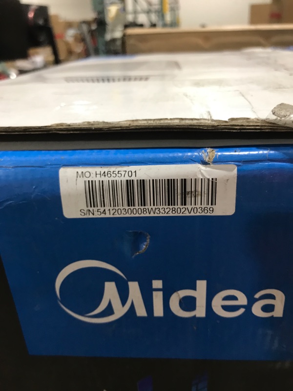 Photo 8 of Midea U Inverter Window Air Conditioner 12,000btu, U-Shaped AC with Open Window Flexibility, Robust Installation,Extreme Quiet, 35% Energy Saving, SMA - minor bent on side of item from pakaging 