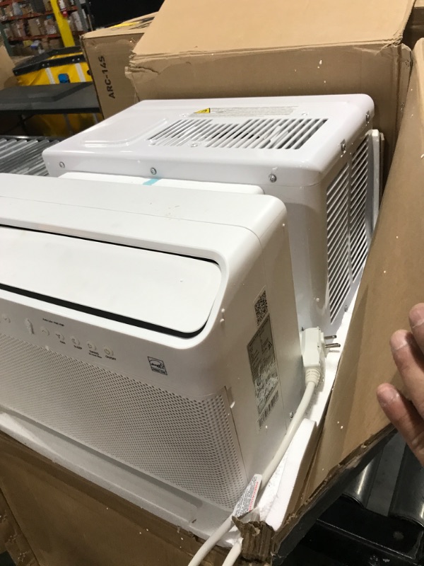 Photo 6 of Midea U Inverter Window Air Conditioner 12,000btu, U-Shaped AC with Open Window Flexibility, Robust Installation,Extreme Quiet, 35% Energy Saving, SMA - minor bent on side of item from pakaging 