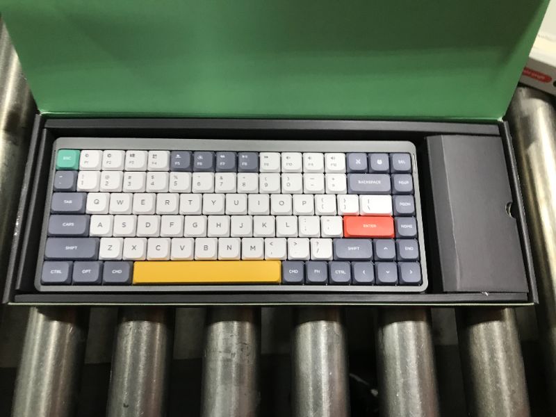 Photo 1 of nuphy Air75 Mechanical Keyboard, 75% Low Profile Wireless Keyboard, Supports Bluetooth 5.0, 2.4G and Wired Connection, Compatible with Windows and Mac OS Systems-Gateron Brown Switch