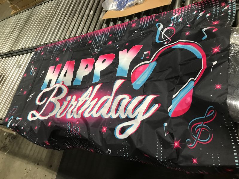 Photo 1 of happy birthday banner 