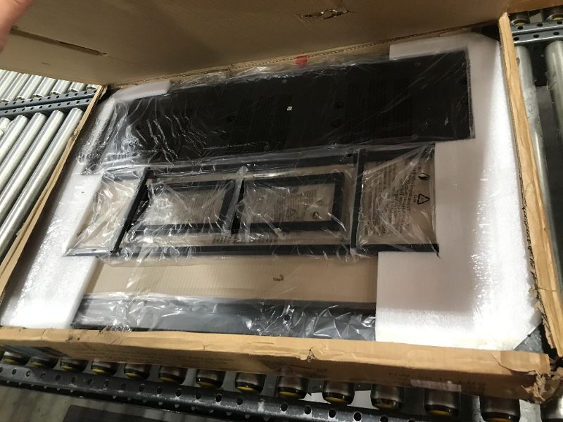 Photo 1 of SHW 36-Inch Height Adjustable Standing Desk Sit to Stand Riser Converter Workstation, Black 36-Inch Black