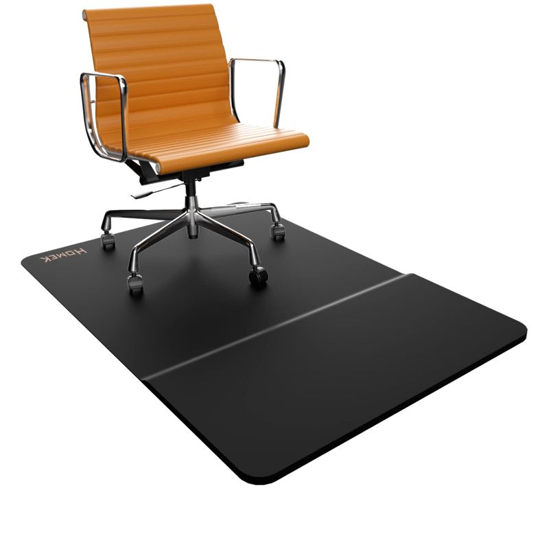 Photo 1 of HOMEK Office Chair Mat for Hardwood Floor - Easy Glide Computer Desk Chair Floor Mat with Anti-Fatigue Cushioned Foam - 2 in 1 Plastic Chair Mat for Hard Tile Floors - 36'' x 48'' Rectangular
