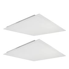 Photo 1 of 2' x 2' LED Panel Light - 2 Pack - Wattage Adjustable 5000K