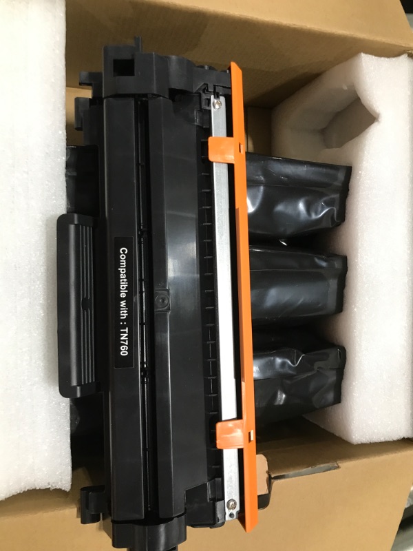Photo 1 of GOTOBY TN760 Toner Cartridge Replacement Compatible for Brother TN-760 TN730 TN-730 High Yield Compatible with DCP-L2550DW HL-L2350DW HL-L2370DW HL-L2370DWXL HL-L2395DW MFC-L2710DW (Black, 4-Pack)