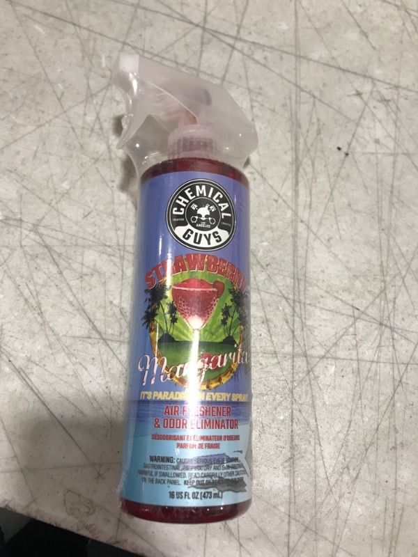 Photo 2 of Chemical Guys AIR_223_16 Strawberry Margarita Premium Air Freshener and Odor Eliminator (16 oz)