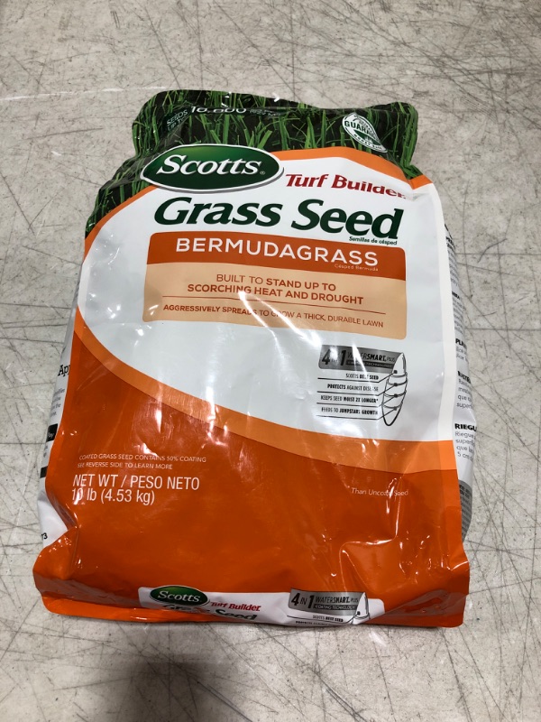 Photo 2 of Scotts Turf Builder Grass Seed Bermudagrass, Mix for Full Sun, Built to Stand Up to Heat & Drought, 10 lbs. 10 lb. Grass Seed