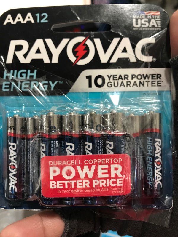 Photo 2 of Rayovac Alkaline AAA Batteries