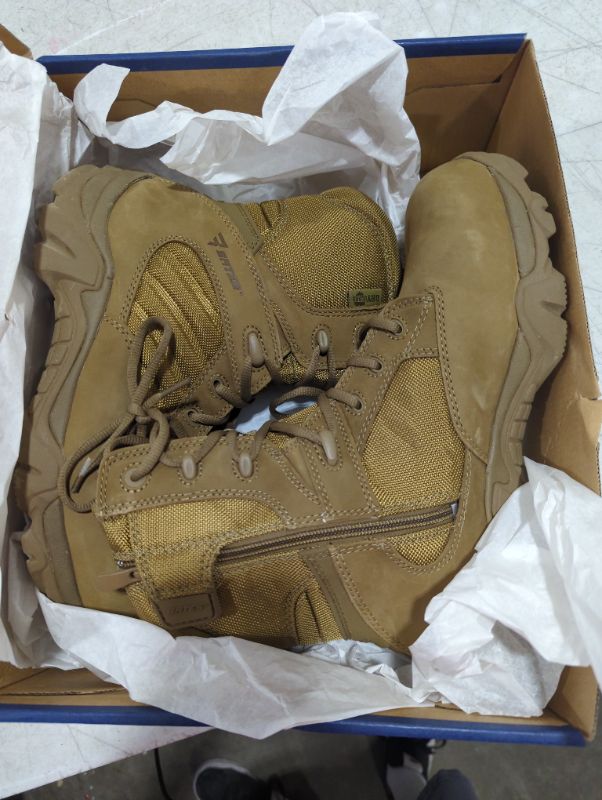 Photo 2 of Bates Men's Gx Safety Toe Side Zip Work Boot 9 Coyote