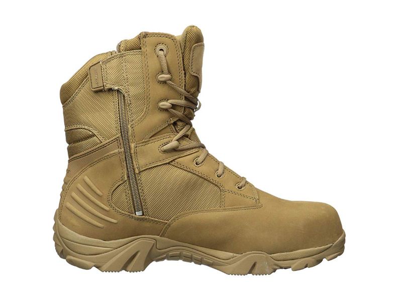 Photo 1 of Bates Men's Gx Safety Toe Side Zip Work Boot 9 Coyote