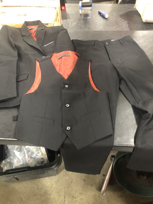 Photo 1 of  Boys 3-Piece Tuxedo  Jacket, and Pants VEST SIZE FOR 7-9 YRS BOYS