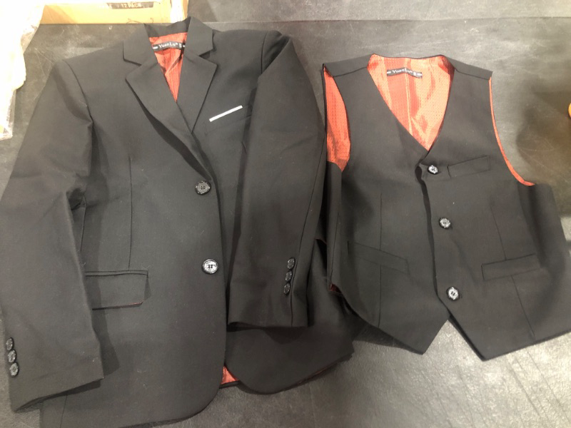 Photo 2 of  Boys 3-Piece Tuxedo  Jacket, and Pants VEST SIZE FOR 7-9 YRS BOYS