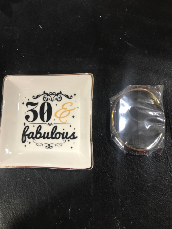 Photo 2 of 30th Birthday,30th Birthday Gifts for Women,30th Birthday Jewelry Dish,30th Birthday Ideas,Gifts for 30 Year Old Woman,30 Year Old Jewelry,30th Jewelry Dish,30th Birthday Decorations for Women
