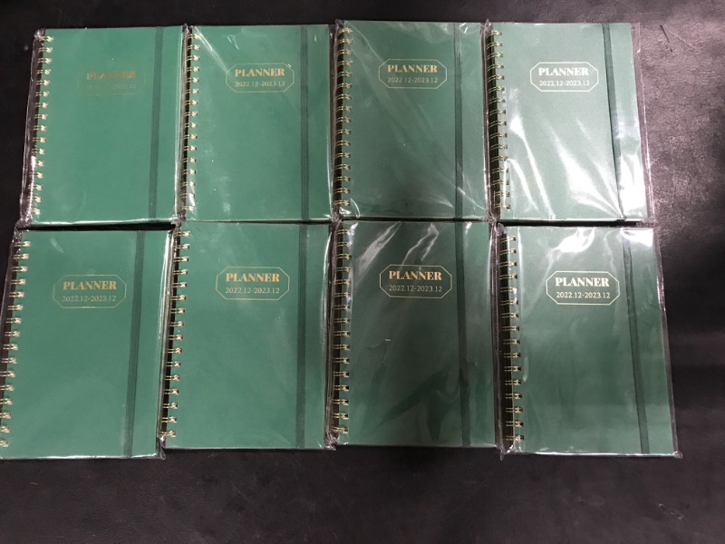 Photo 1 of 6 Pack Green 2022-2023 Planners 