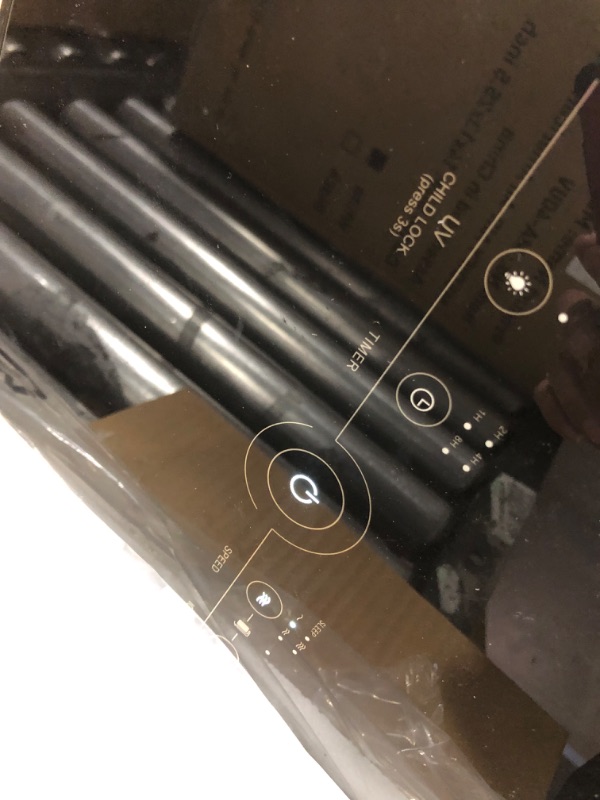 Photo 1 of Medify MA-40-UV Air Purifier with True HEPA H14 Filter + UV Light | 840 sq ft Coverage | for Allergens, Wildfire Smoke, Dust, Odors, Pollen, Pets | Quiet 99.9% Removal to 0.1 Microns | White, 1-Pack White 1-Pack Air Purifier