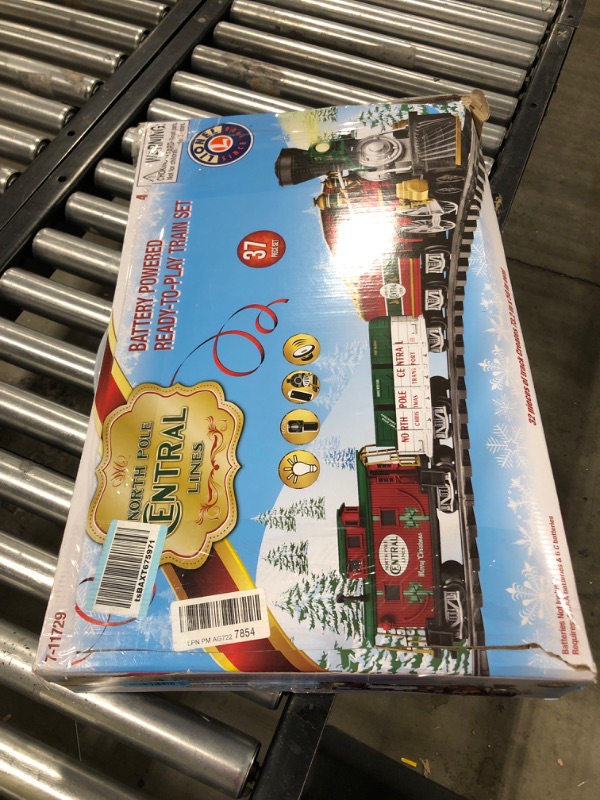 Photo 3 of Lionel North Pole Central Battery-Powered Train Set with Remote + Inner Loop Track Expansion Pack Complete Set + Expansion Track (Inner Loop)