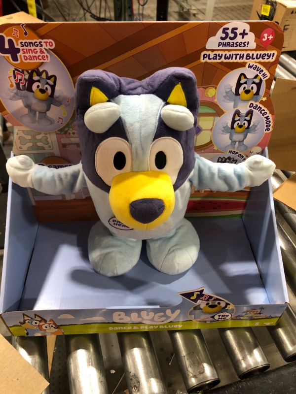 Photo 2 of Bluey Dance and Play 14" Animated Plush | Over 55 Phrases and Songs, Multicolor